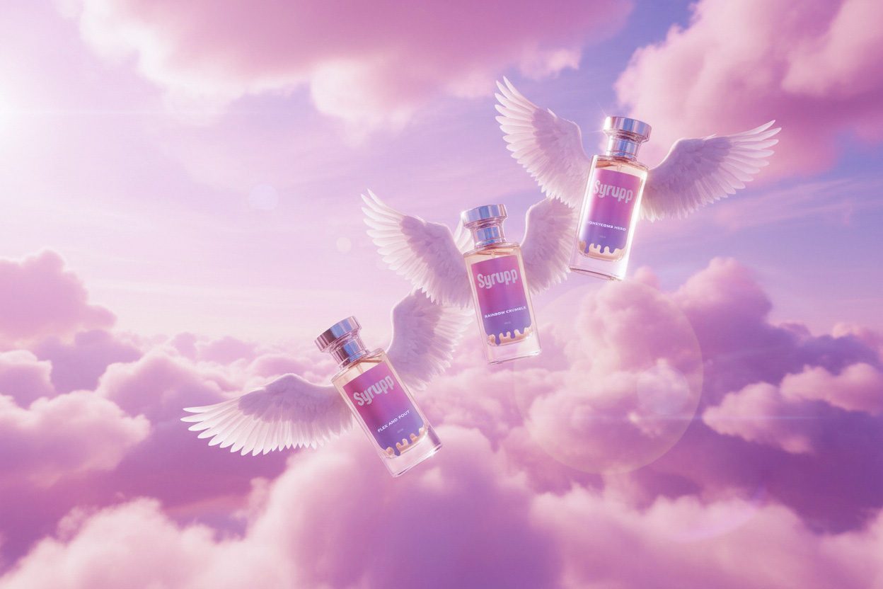 Syrupp perfume bottles